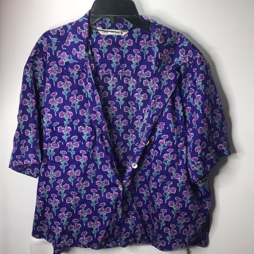 Printed ZARA top